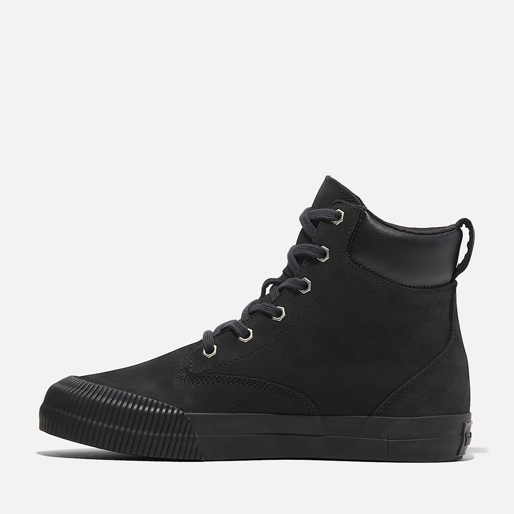 TIMBERLAND WOMEN'S 8.5 SKYLA BAY 2.0 HI TOP LACE SNEAKER BLACK NUBUCK NIB