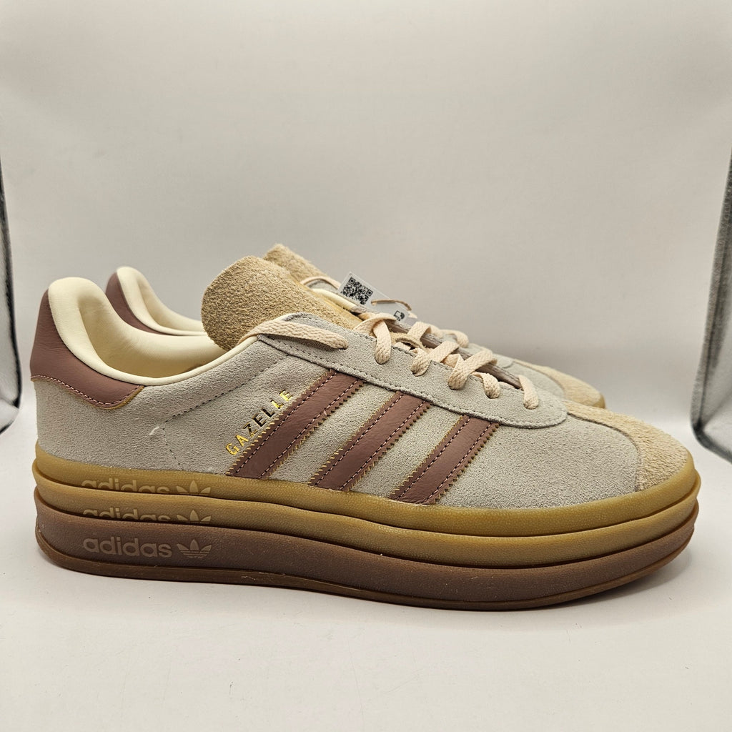 ADIDAS ORIGINALS WOMENS 11 GAZELLE BOLD CREAM WHITE WARM CLAY SAND STRATA JS3893