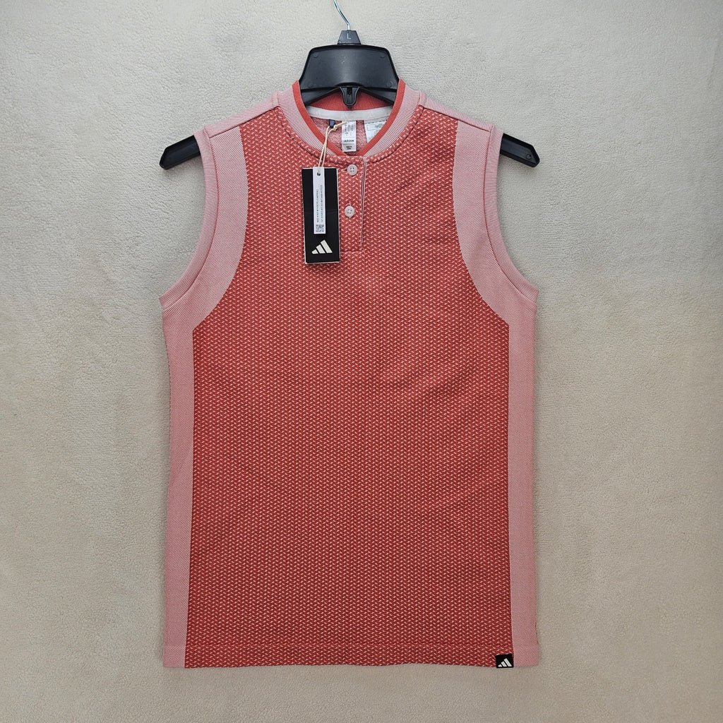 ADIDAS WOMEN'S SMALL ULTIMATE 365 TOUR PRIMEKNIT GOLF POLO SLEEVELESS NWT