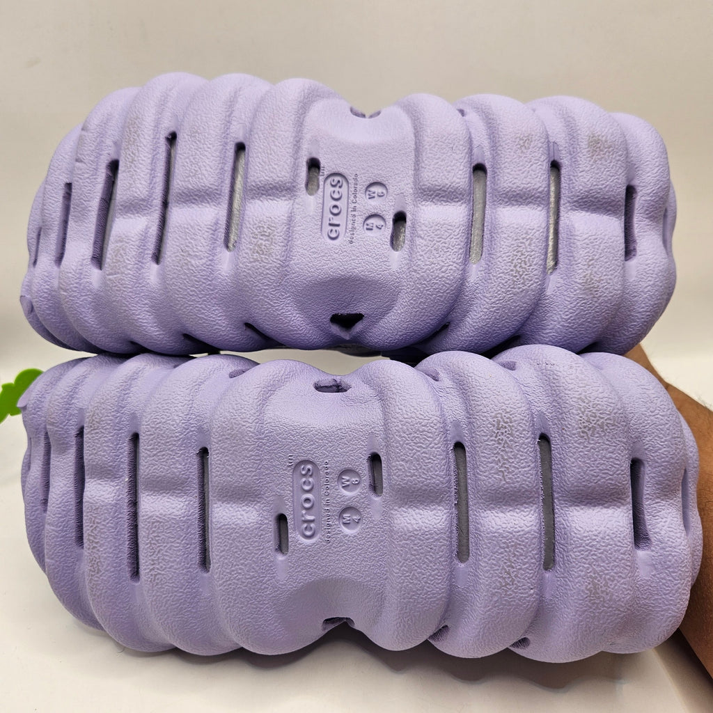 CROCS ECHO WOMEN'S 6 CLOG MYSTIC PURPLE SLIP ON CASUAL SANDAL 207937-5BN NWT