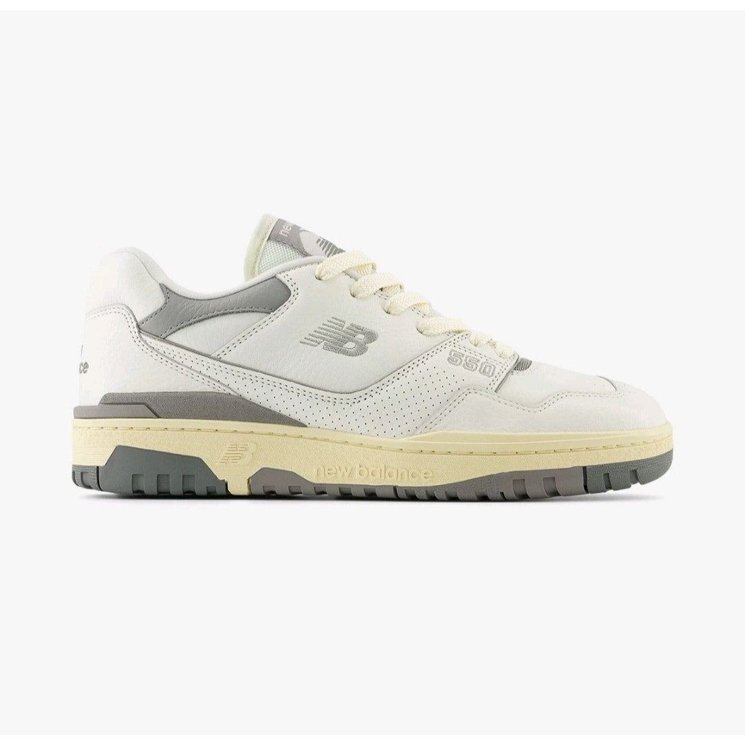 NEW BALANCE MEN'S 6 550 LOW TOP OG BASKETBALL SNEAKER BB550PTC NIB WHITE GREY