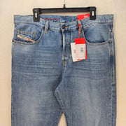 DIESEL MEN'S 36X32 D-VIKER L32 JEANS LIGHT WASH STRAIGHT LEG DENIM PANTS NWT