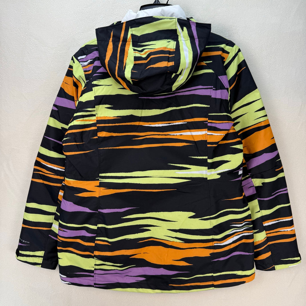 COLUMBIA WOMEN'S LARGE NORDIC POINT FS PRINTED INTERCHANGE JACKET OMNI HEAT