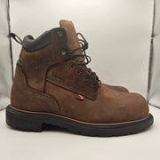 RED WING MEN'S 11 EE WIDE 415 DYNAFORCE 6 IN WP SOFT TOE WORK BOOTS BROWN NWOB