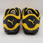 PUMA WOMEN'S 6 KIDS 4.5 MOSTRO OG PRIME PELE YELLOW BLACK STRAP ON 403729-06