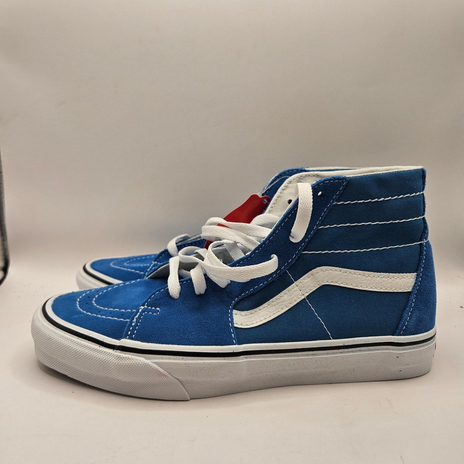 VANS MEN'S 8 SK8 HI TAPERED THEORY MEDITERRANIA BLUE NWOB