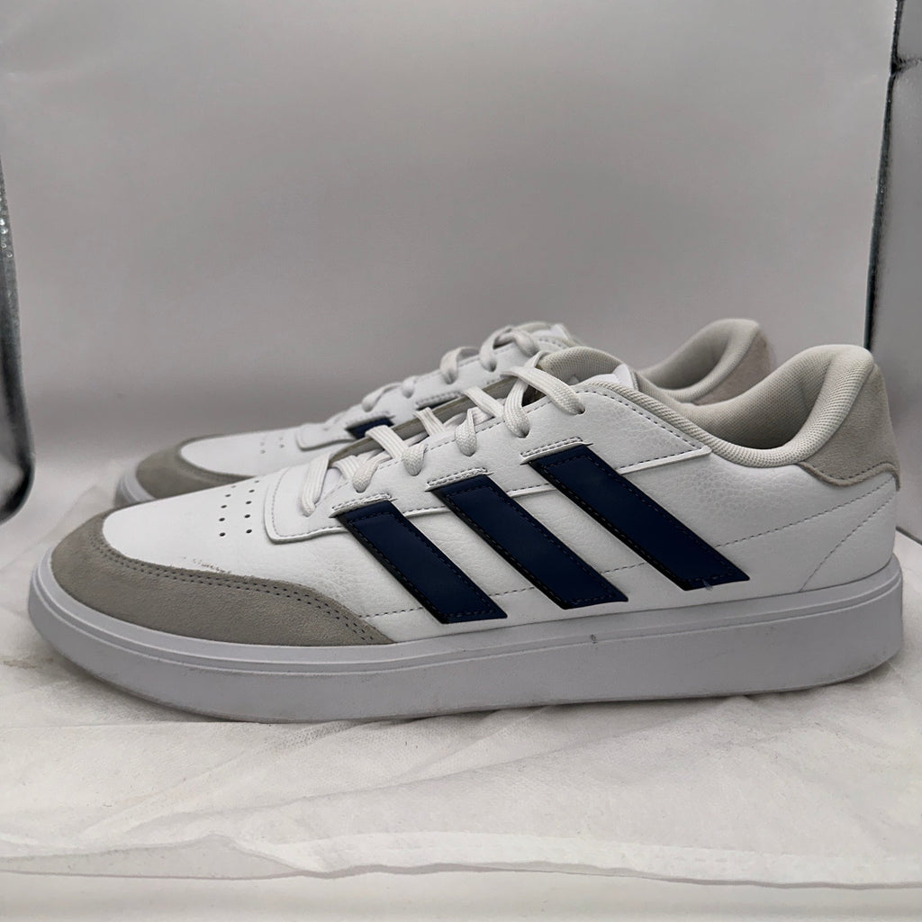 Adidas Courtblock Mens sz 13 Tennis Shoe IG6862 White/Black/Gray