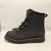 HELLY HANSEN WOMEN'S 6 WINTER BOOTS BLACK FAUX FUR LINED COLD WEATHER SNOW NWOB