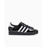 ADIDAS ORIGINAL WOMEN'S 8 SUPERSTAR II 2 PATENT LEATHER CORE BLK WHT NIB JS4009