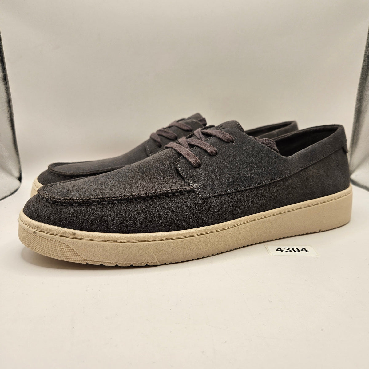 TOMS MEN'S 14 TRAVEL LITE LONDON LOAFER FORGED IRON SUEDE 10021272