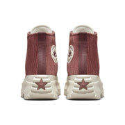CONVERSE WOMEN'S 9 RUN STAR HIKE PLATFORM HI TOP WINE VELVET A03252C CORDUROY