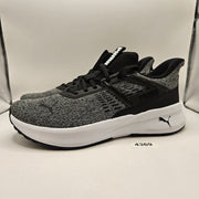 PUMA MEN'S 12 OUTSPACE RUNNING SHOES HEATHER WHITE 406484-01