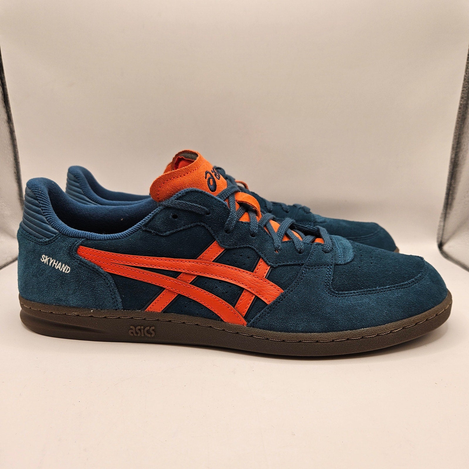 ASICS MEN'S 14 SKYHAND OG TEAL CHERRY TOMATO 1203A452-402 NWOB