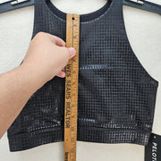 PELOTON WOMEN'S MEDIUM SHOW UP DIGITAL FOIL HIGH NECK BRA NWT