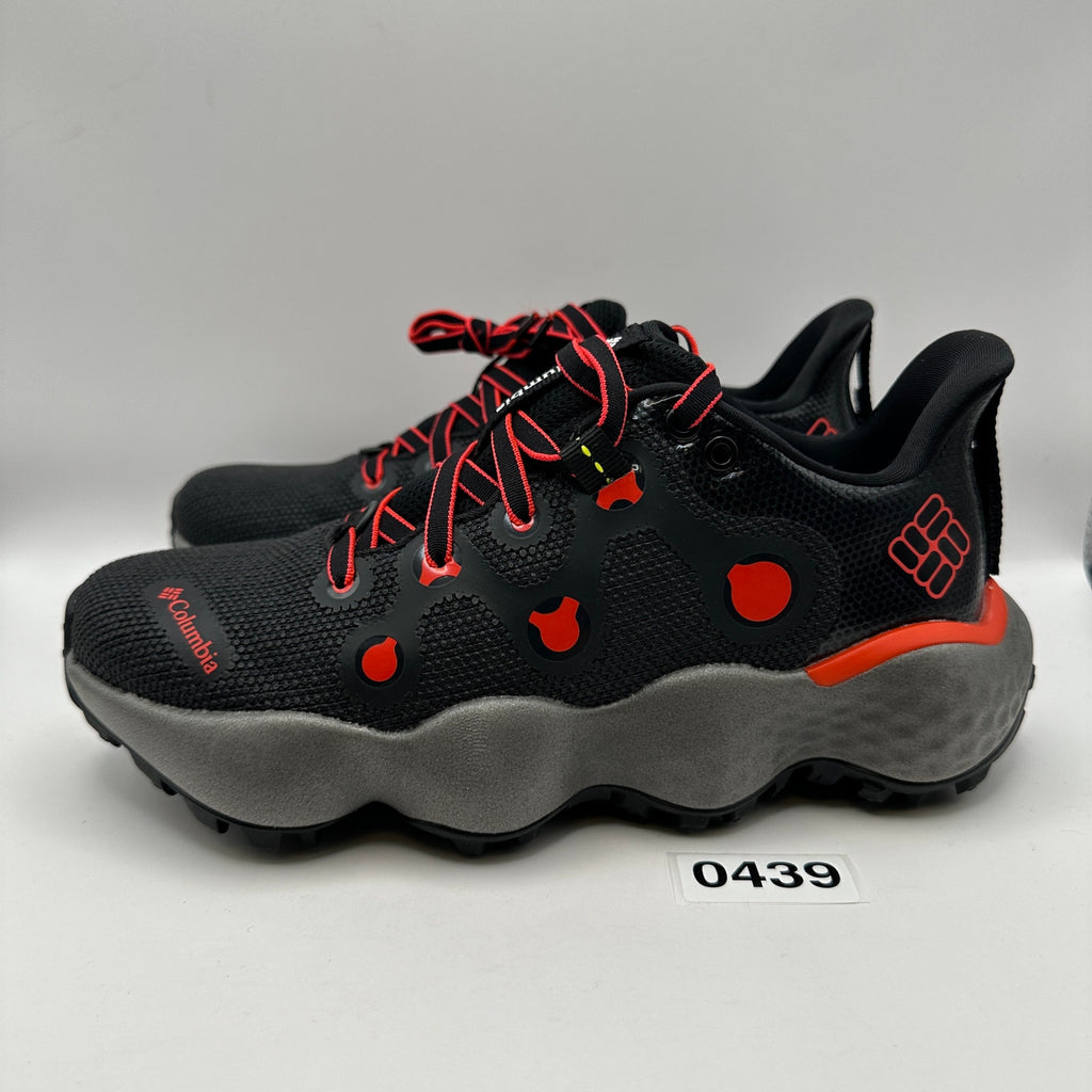 COLUMBIA Women's 5.5 Escape Thrive Ultra Black/Red Hiking Trail Waterproof