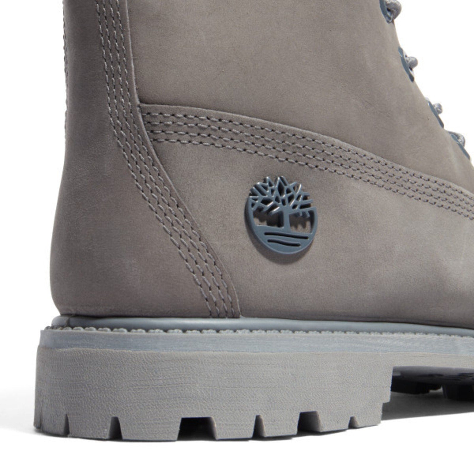 TIMBERLAND WOMEN'S 9 PREMIUM 6 INCH WP BOOT MEDIUM GREY NUBUCK NIB