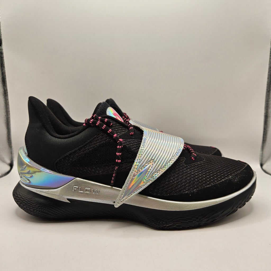 UNDER ARMOUR MEN'S 10 CURRY FOX 1 GAMER BLACK SILVER 6001920-001 NWOB