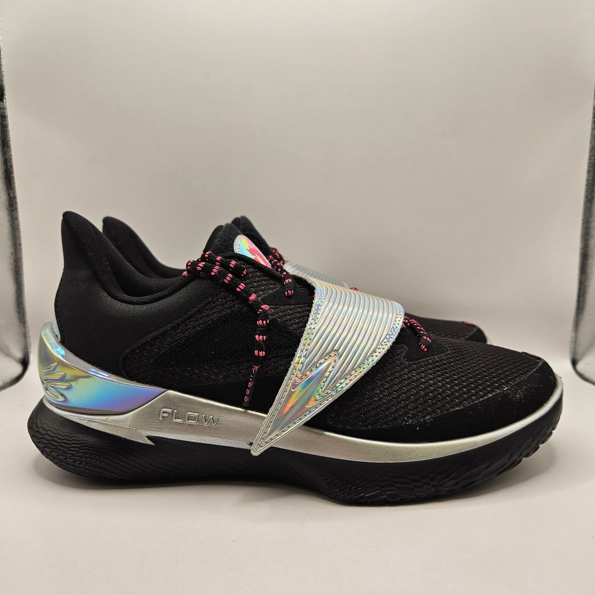 UNDER ARMOUR MEN'S 10 CURRY FOX 1 GAMER BLACK SILVER 6001920-001 NWOB