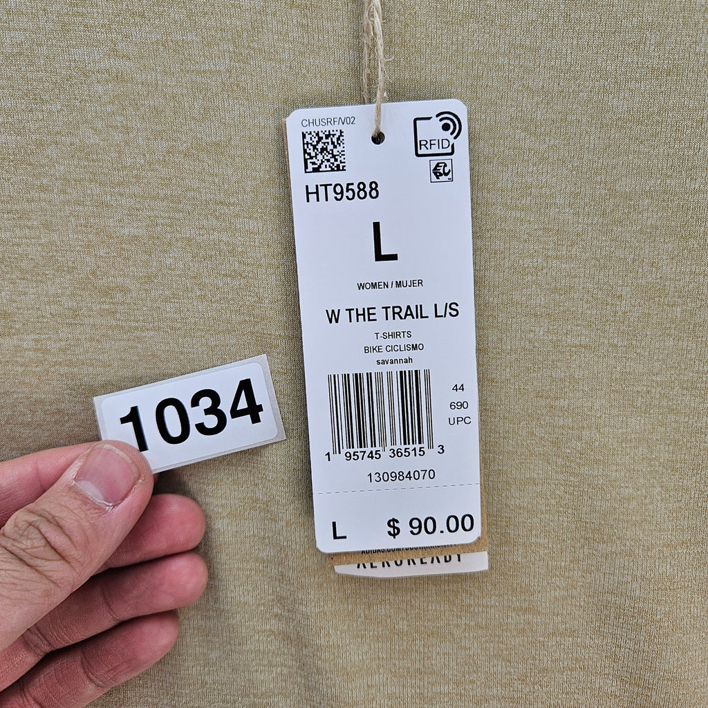 ADIDAS FIVE TEN WOMEN'S LARGE TRAILX LONG SLEEVE SHIRT HT9588 NWT