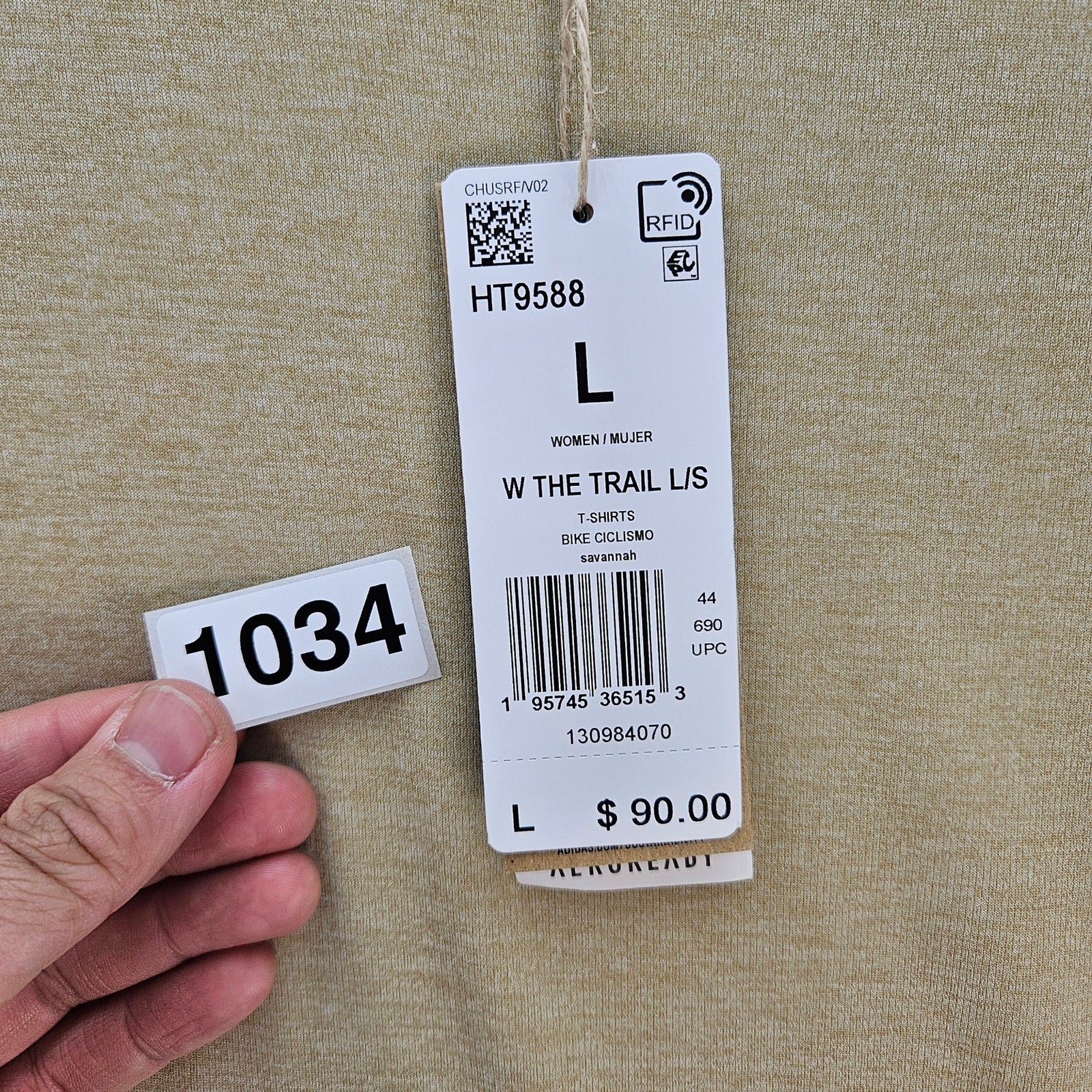 ADIDAS FIVE TEN WOMEN'S LARGE TRAILX LONG SLEEVE SHIRT HT9588 NWT