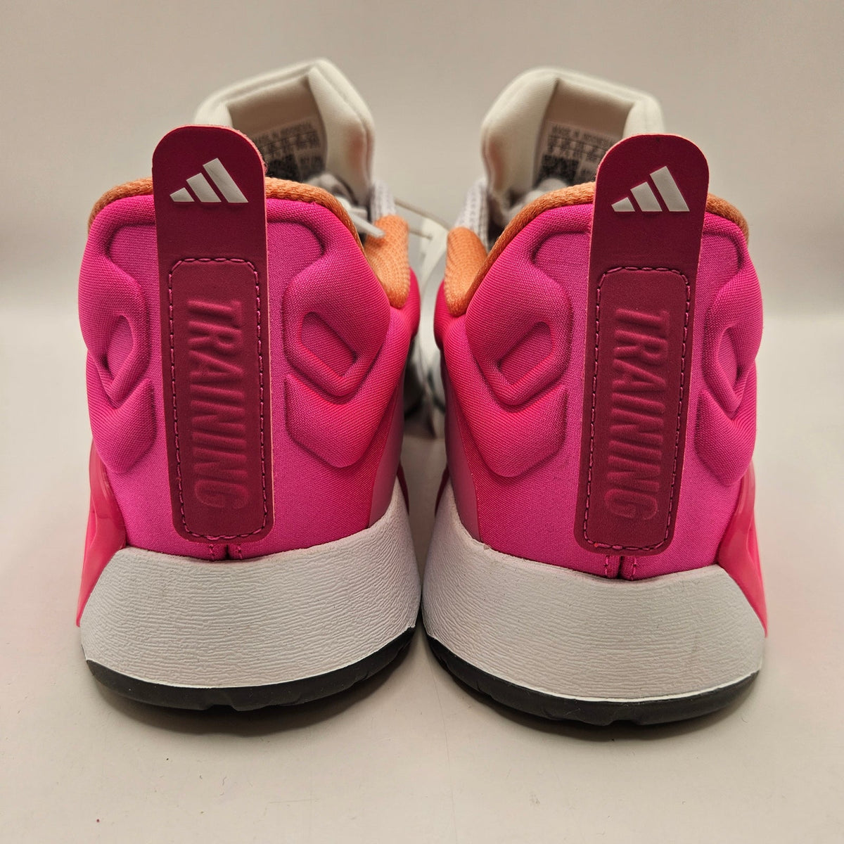ADIDAS WOMEN'S 9 DROPSET 3 TRAINING SHOES GREY SHOCK PINK JR1674