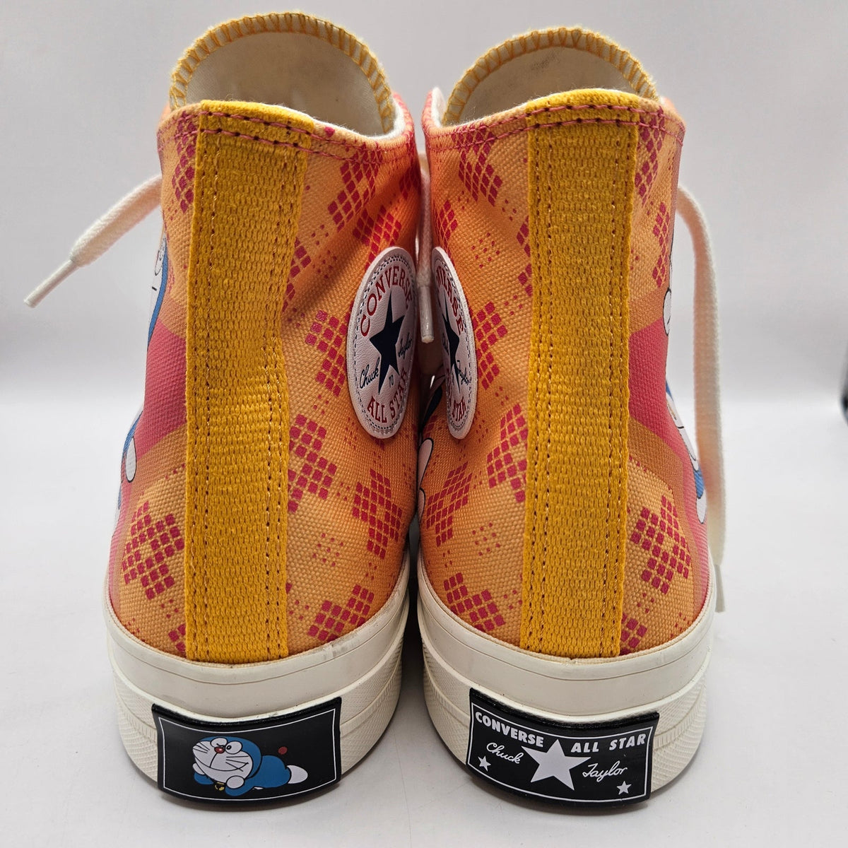 CONVERSE MEN'S 8 CHUCK 70 HIGH DORAEMON PINK A15790C CANVAS SNEAKER