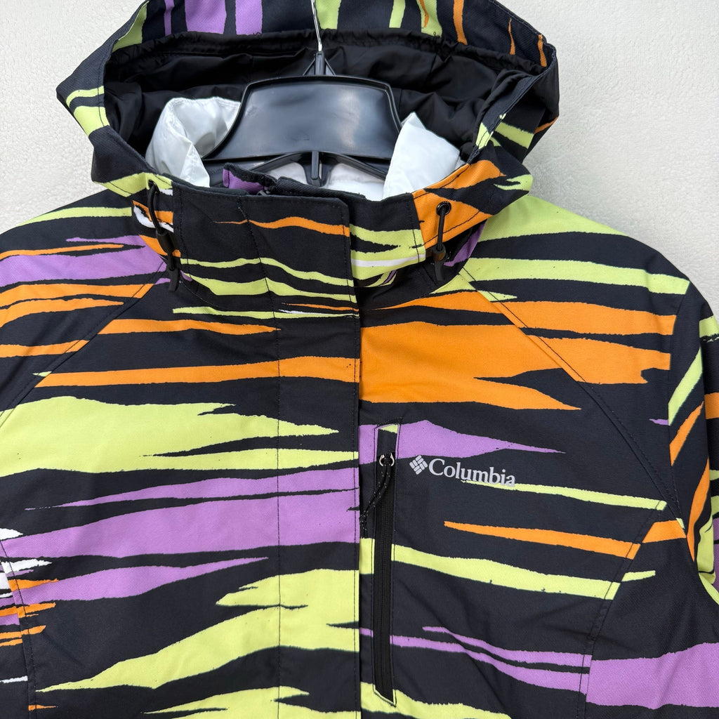 COLUMBIA WOMEN'S XSMALL NORDIC POINT FS PRINTED INTERCHANGE JACKET OMNI HEAT