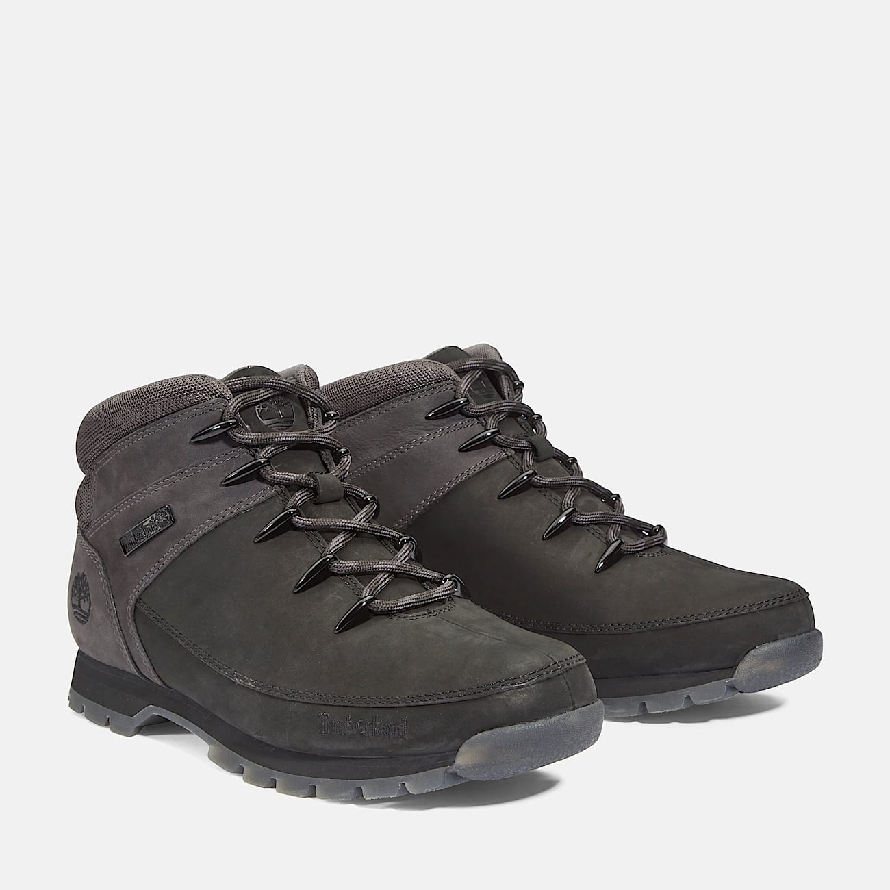 TIMBERLAND MEN'S 13 EURO SPRINT MID LACE BOOT JET BLACK NUBUCK NIB