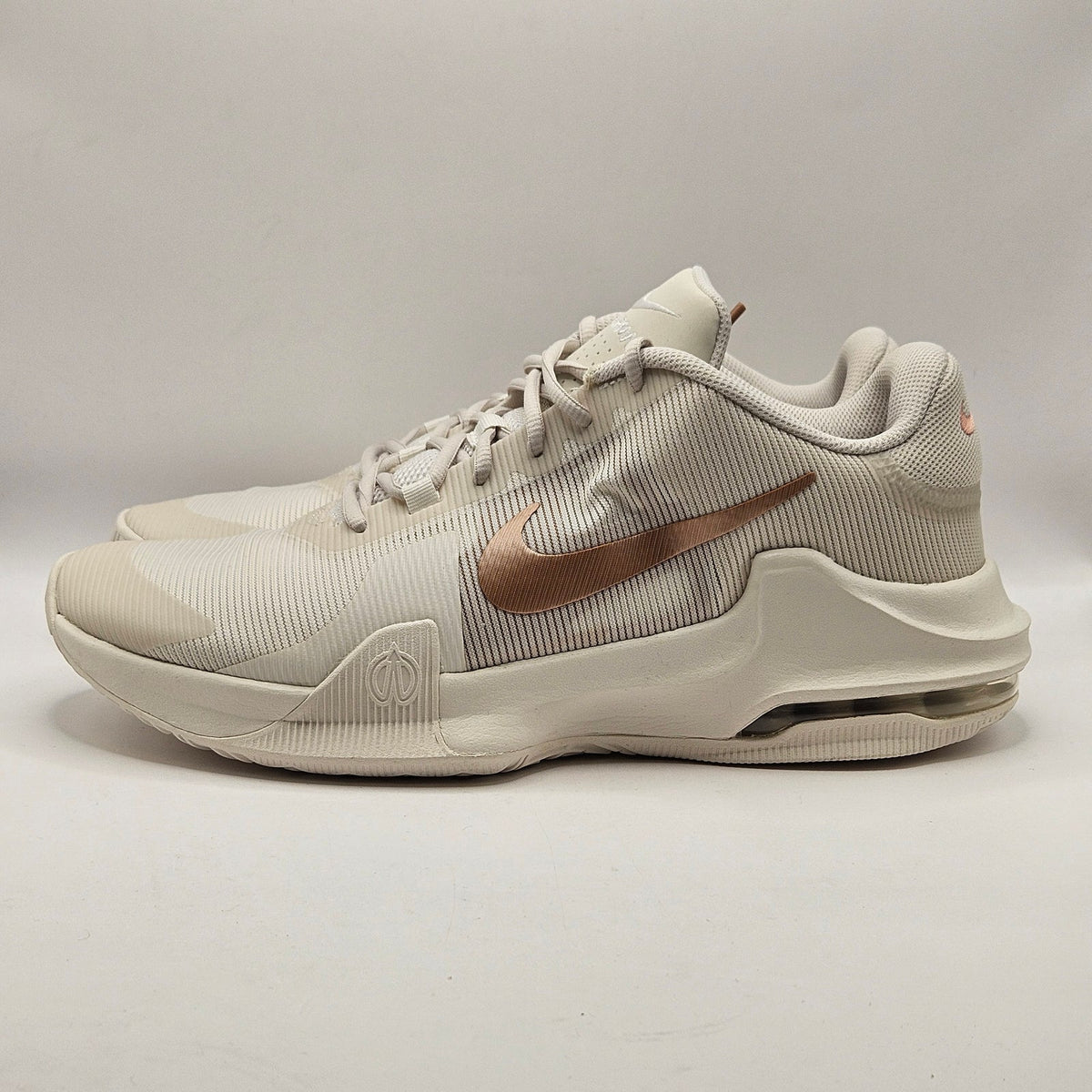 NIKE MEN'S 12 AIR MAX IMPACT 4 PHAMTOM METALLIC RED BRONZE DM1124-008 SNEAKER