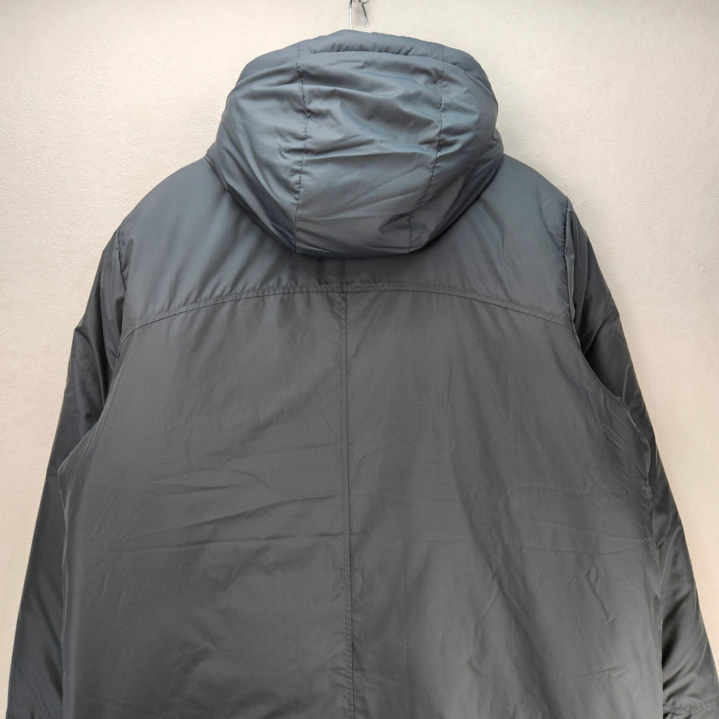 UNDER ARMOUR MEN'S XL STORM INSULATE BENCH COAT GRAY HOODED PARKA LONG NWT