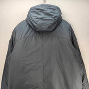 UNDER ARMOUR MEN'S XL STORM INSULATE BENCH COAT GRAY HOODED PARKA LONG NWT