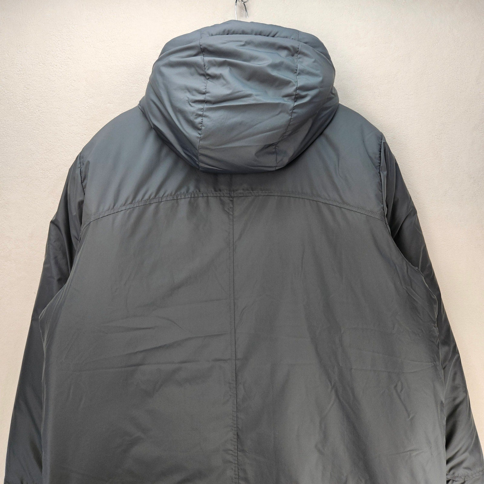 UNDER ARMOUR MEN'S XL STORM INSULATE BENCH COAT GRAY HOODED PARKA LONG NWT