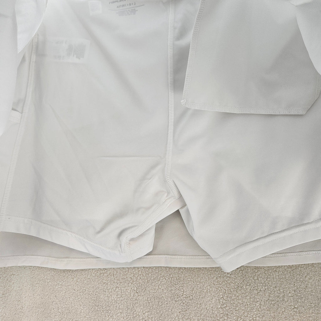 RALPH LAUREN RLX WOMEN'S LARGE CORE WHITE GOLF SKORT NWT