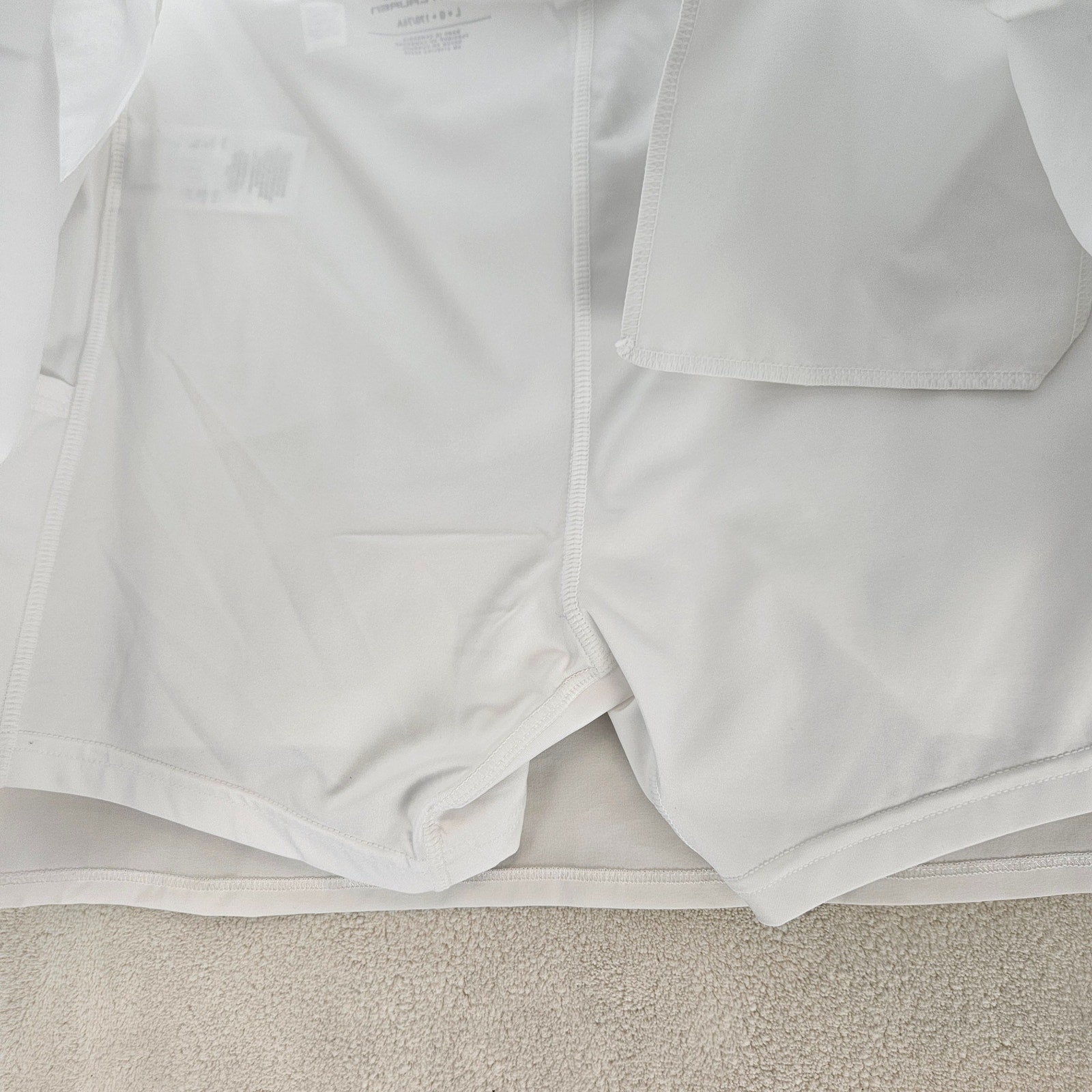 RALPH LAUREN RLX WOMEN'S LARGE CORE WHITE GOLF SKORT NWT