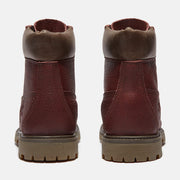 TIMBERLAND WOMEN'S 9.5 PREMIUM 6 INCH WATERPROOF BOOT BURGUNDY BROWN NIB