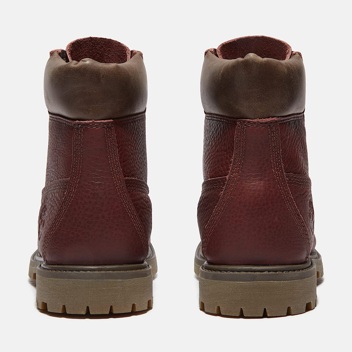 TIMBERLAND WOMEN'S 9.5 PREMIUM 6 INCH WATERPROOF BOOT BURGUNDY BROWN NIB