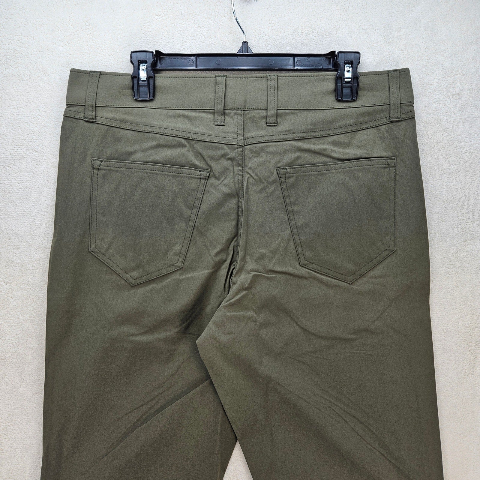 WEATHERPROOF MEN'S 32X34 FLEX UTILITY OLIVE GREEN STRAIGHT LEG PANTS NWT