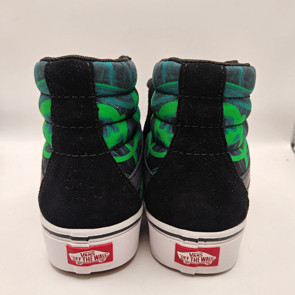 VANS M8.5/W10 COMFYCUSH SK8-HI AFTER DARK GREEN NWOB SKATE SHOE