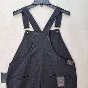 VANS WOMEN'S XL BLACK OVERALL SIRELLE BLACK COTTON RELAXED FIT