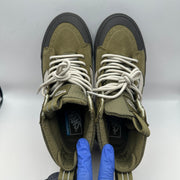 VANS Mens 6.5 MTE Sk8 Hi Olive Green Winter Sneaker
