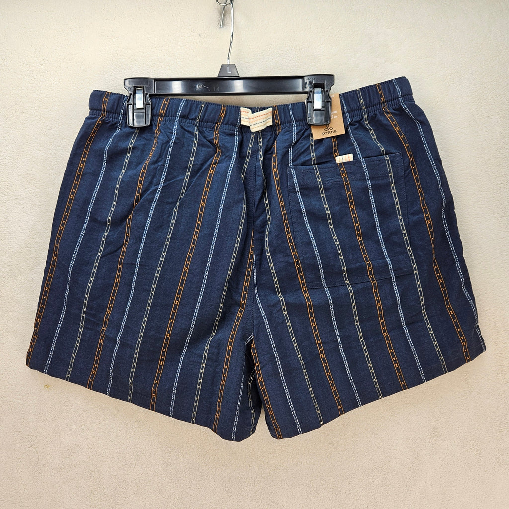PRANA WOMEN'S MEDIUM INDIO HERITAGE SHORT CARGO STYLE STORMY NIGHT NWT