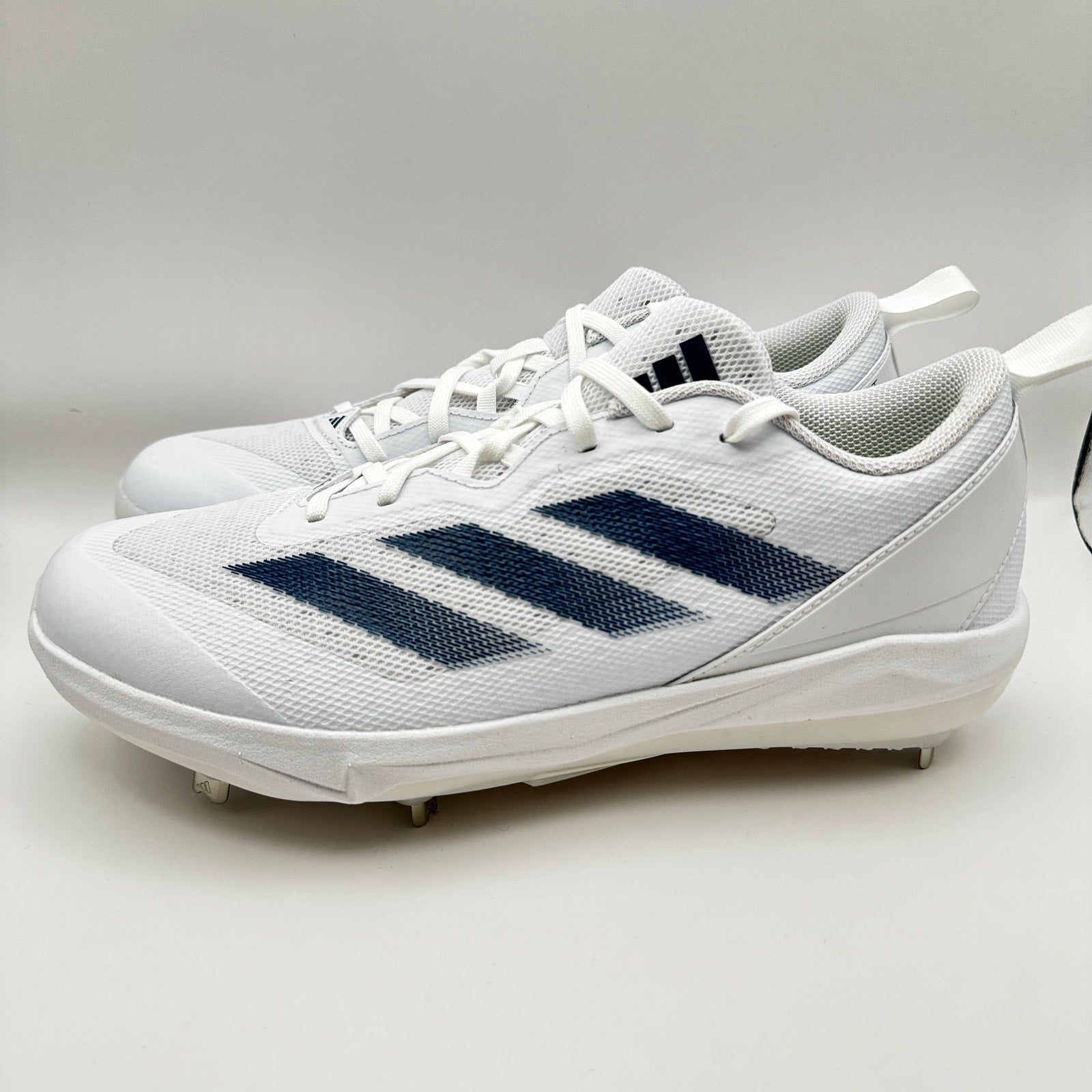 Adidas Womens sz 9.5 Softball Shoes Adizero Instinct IH3468 White/Blue