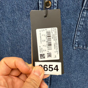 HUGO BOSS MEN'S XLARGE RELAXED FIT DENIM SHIRT BLUE THICK MATERIAL