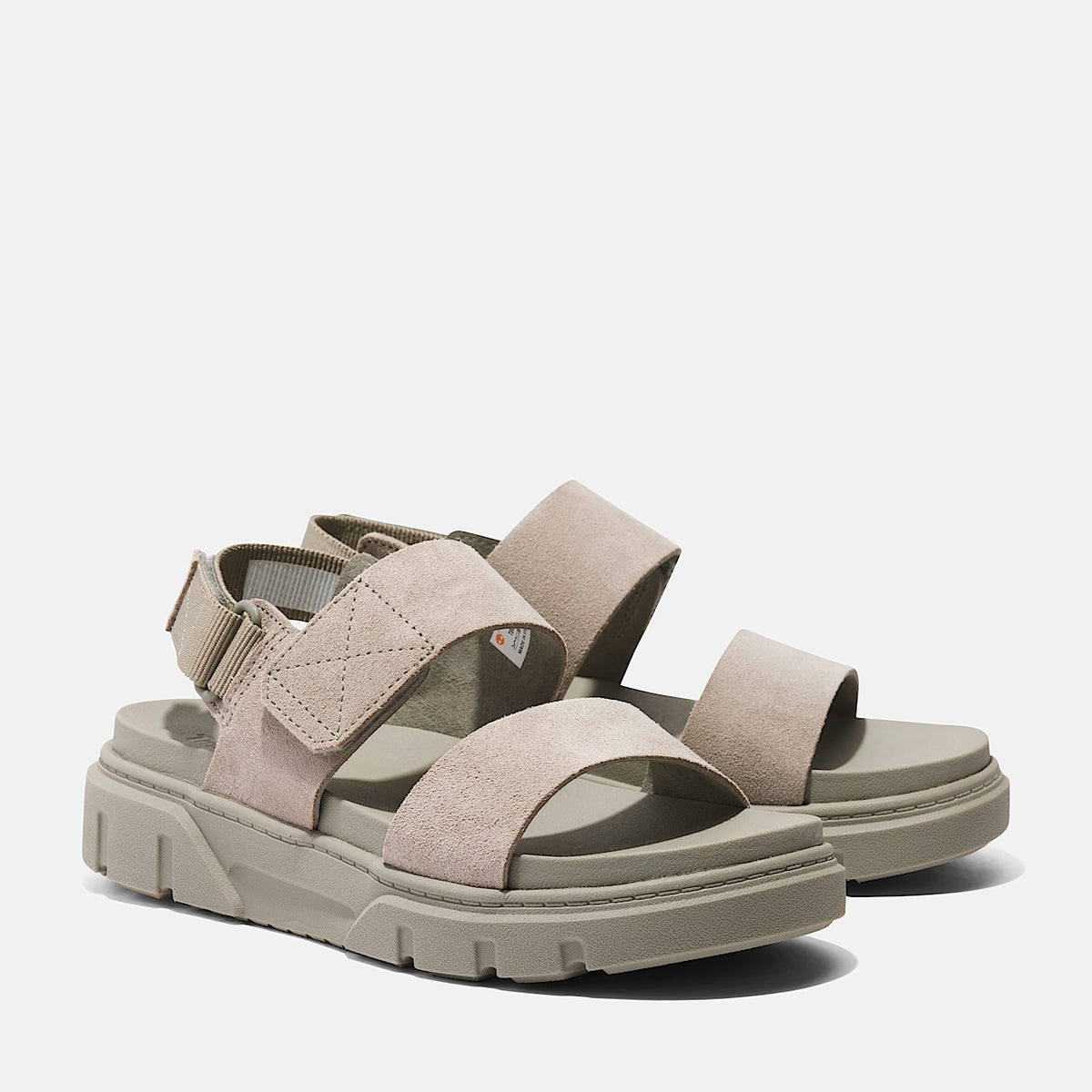 TIMBERLAND WOMEN'S 9.5 GREYFIELD 2 STRAP SANDAL LIGHT TAUPE SUEDE NIB