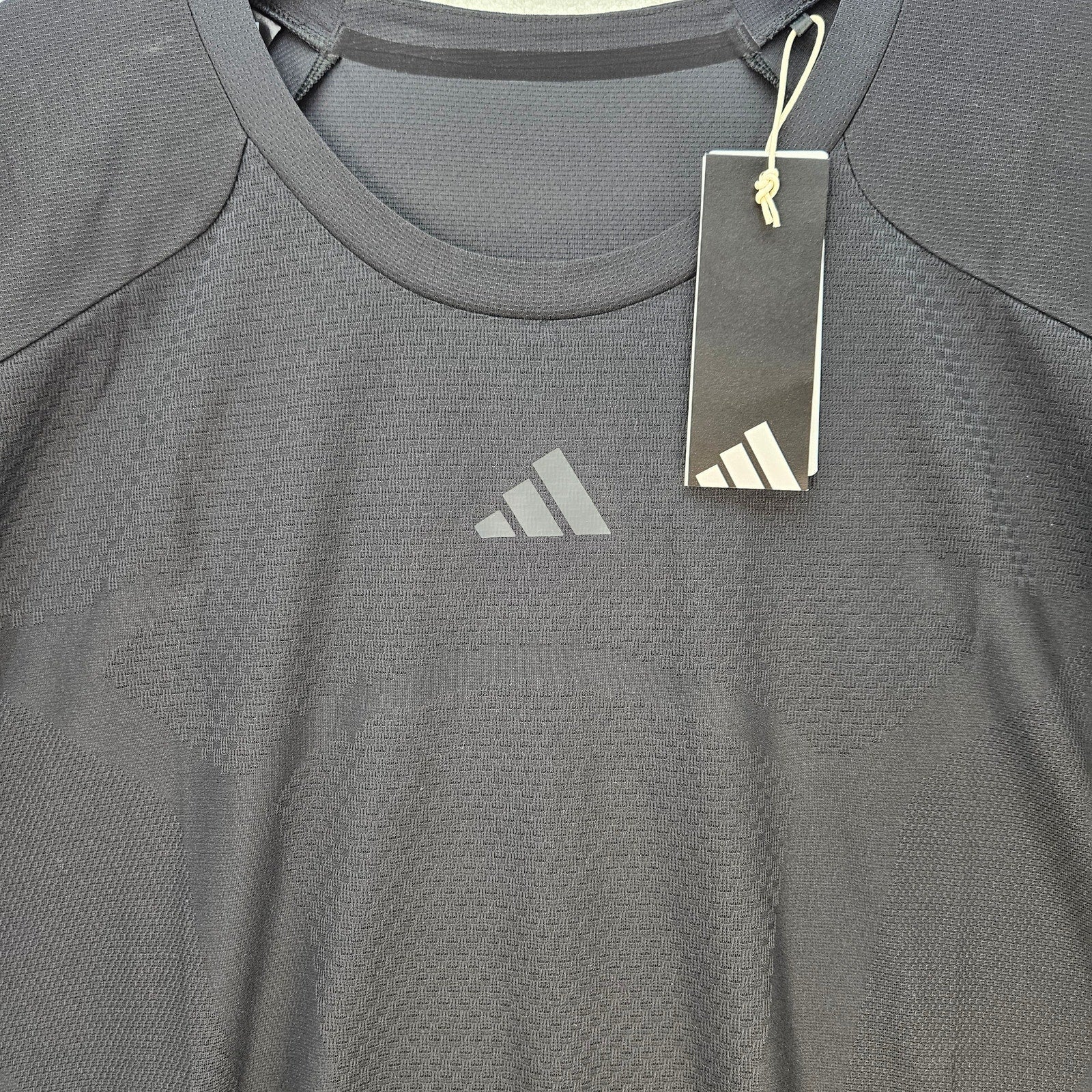 ADIDAS MEN'S XXL BLACK MESH DRI CLIMACOOL 3D TEE KQ7504 NWT