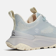 TIMBERLAND WOMEN'S 9.5 MOTION ACESS LOW LACE UP SNEAKER LT BLUE KNIT NIB