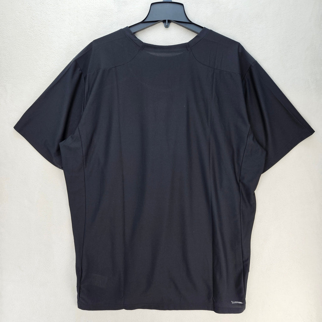 ADIDAS MEN'S XXL BLACK MESH DRI CLIMACOOL 3D TEE KQ7504 NWT