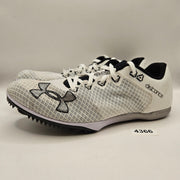 UNDER ARMOUR MEN'S 11.5 KICK DISTANCE 4 TRACK & FIELD RUNNING SPIKES 3025460-100
