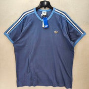 ADIDAS MEN'S 2XL ORIGINALS 3 STRIPES ARGENTINA BLUE TSHIRT TREFOIL KC8638