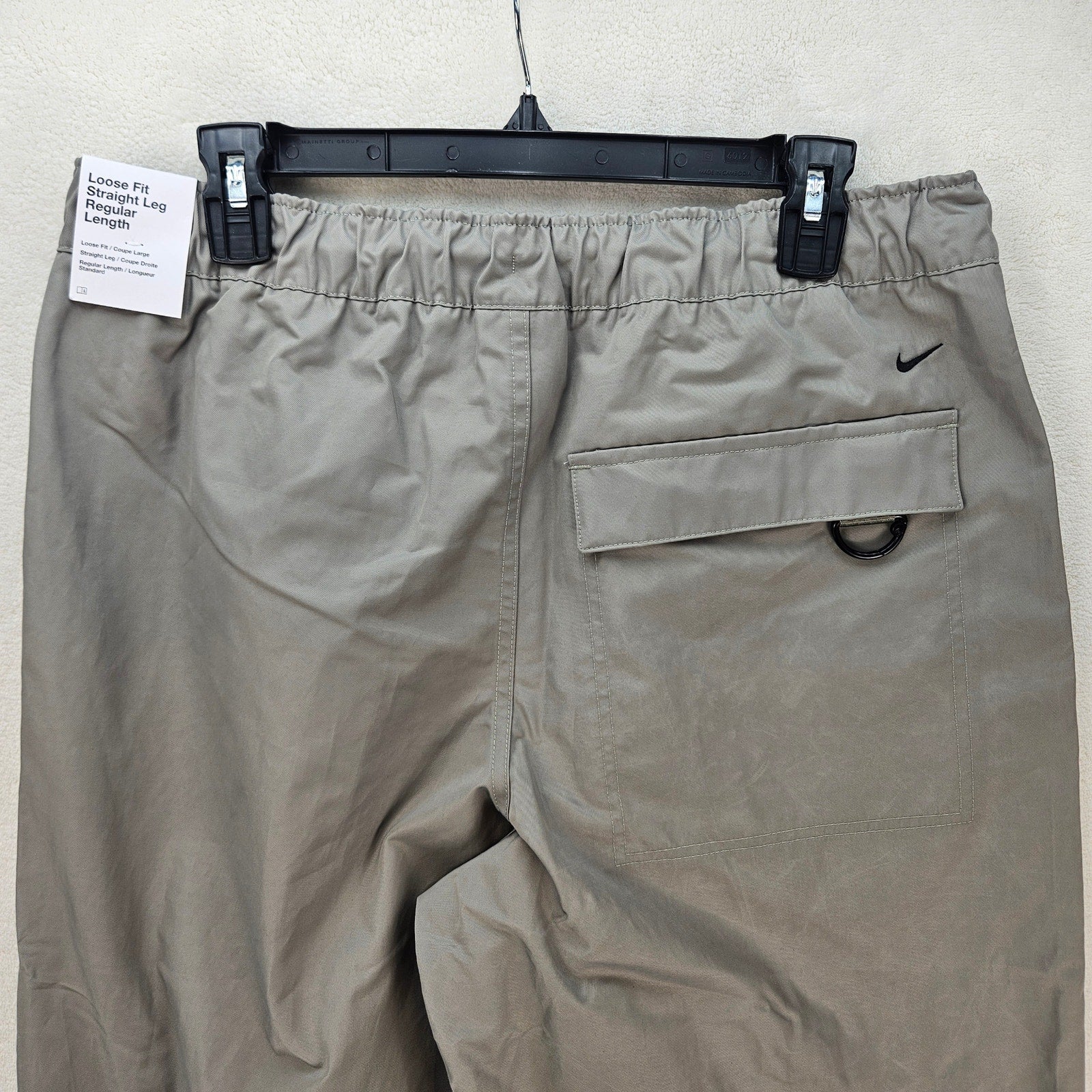NIKE MEN'S MEDIUM TECH WOVEN PANTS LIGHT ARMY GREEN HJ0647-320 NWT